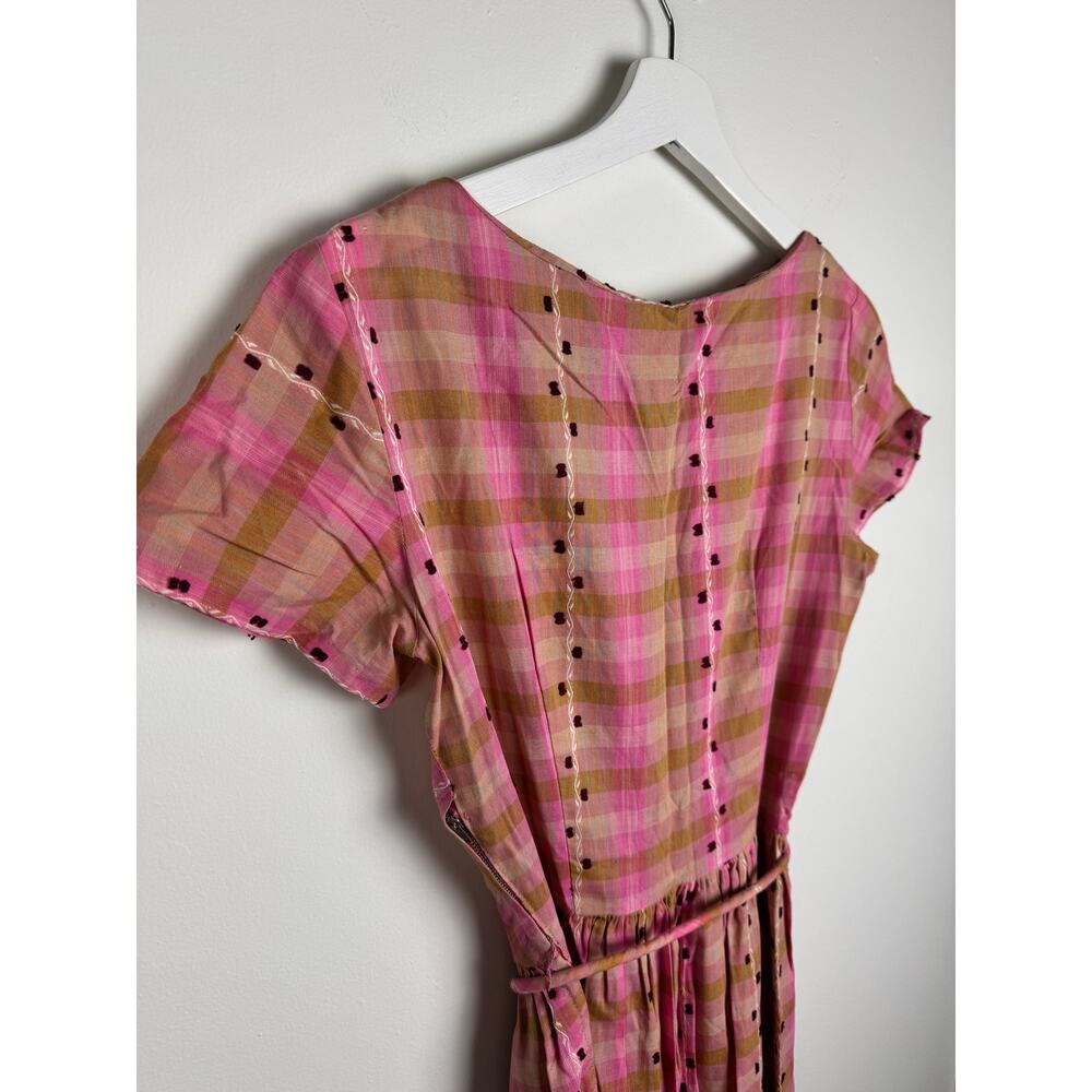 Vintage Pink "Paintset" Valentine's Day Dress S - Picture 3 of 7